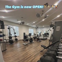 a gym with exercise equipment